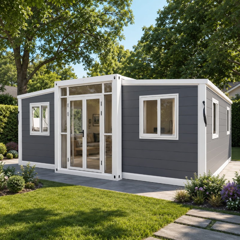Home Office Guest Room - Casa Container Expansível e Dobrável, Cabana