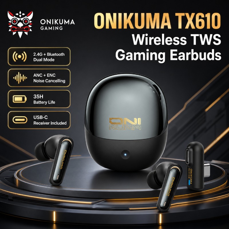 Home Office Headset - Fones de Ouvido Sem Fio para