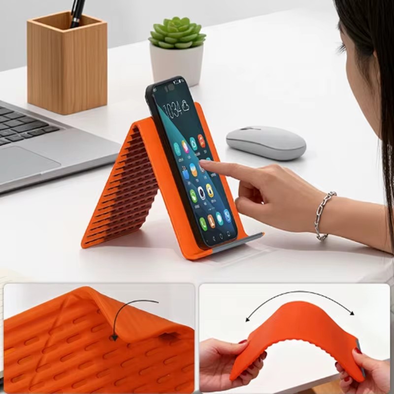 Home Office Call Center - Suporte de Telefone de Silicone Flexível