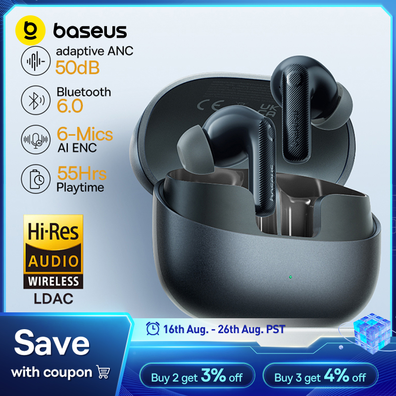 Home Office Headset - Fones de Ouvido Sem Fio Baseus