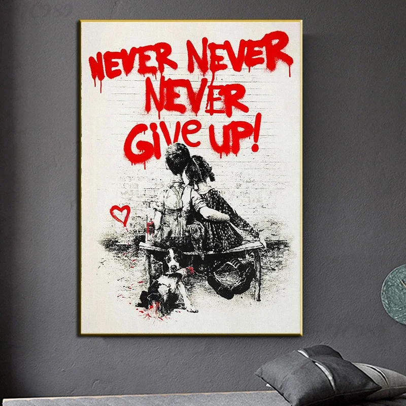 Arte de parede Banksy Graffiti - Home Office Room Inspiration avaliação e preço