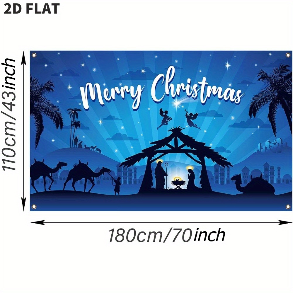 Natividade sagrada natal pano  - Home Office Backdrop avaliação e preço