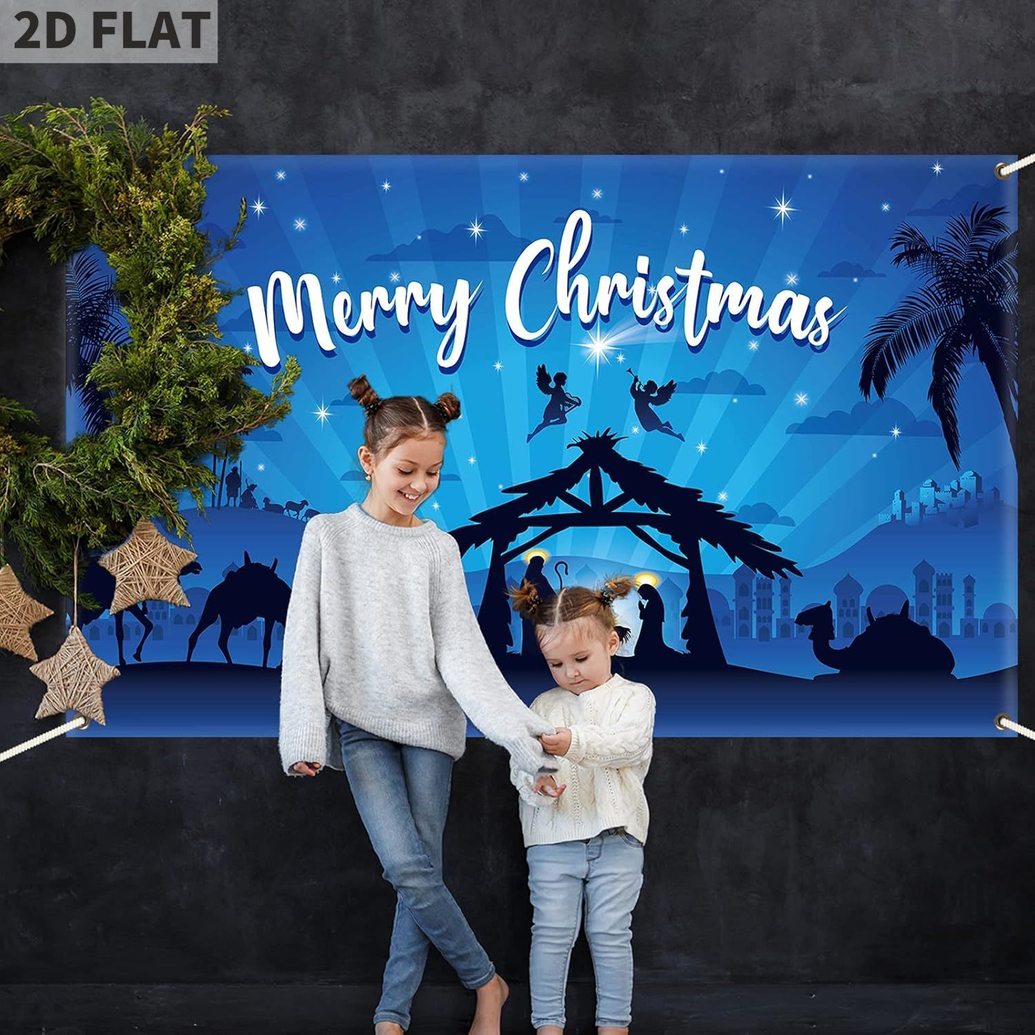 Natividade sagrada natal pano  - Home Office Backdrop avaliação e preço