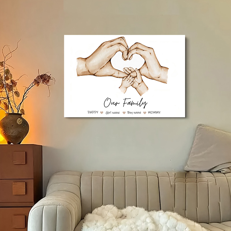 Personalizado família mão cart - Home Office Photos avaliação e preço