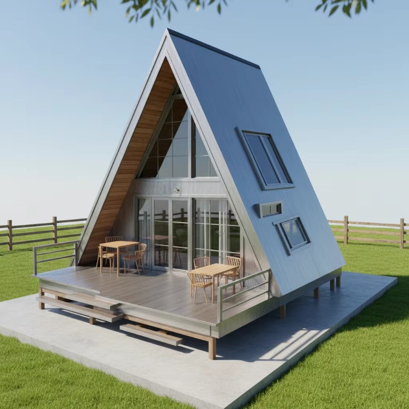 Casa pré-fabricada triangular  - Home Office Guest Room avaliação e preço