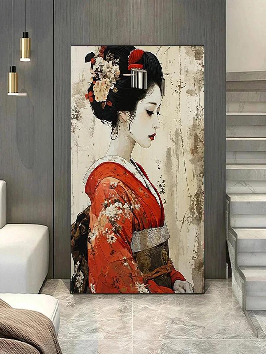 Elegante quimono Geisha Canvas - Home Office Room Inspiration avaliação e preço