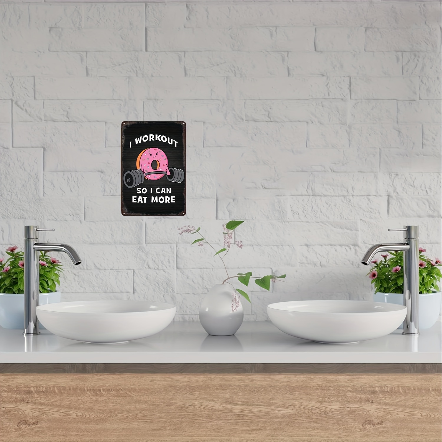 Placa de Metal Retrô Divertida - Home Office Room Inspiration avaliação e preço