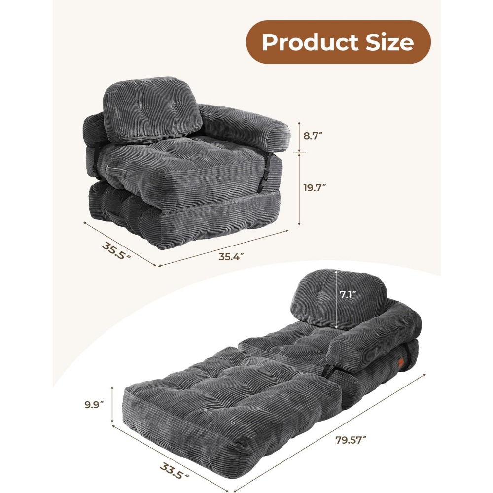 Sofá-Cama em L com Apoio para  - Home Office Guest Room avaliação e preço