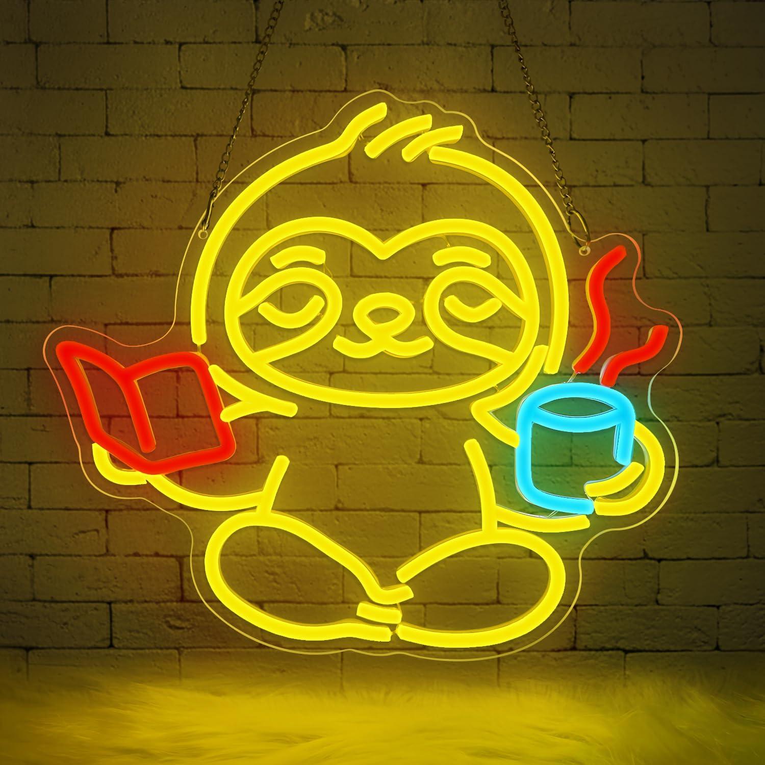 Luminária Neon de Preguiça USB - Home Office Room avaliação e preço