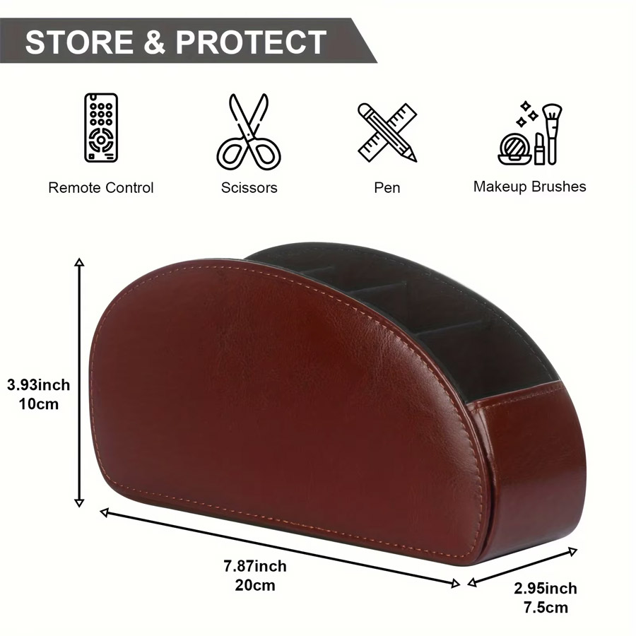 Organizador de Mesa em Couro P - Home Office Call Center avaliação e preço