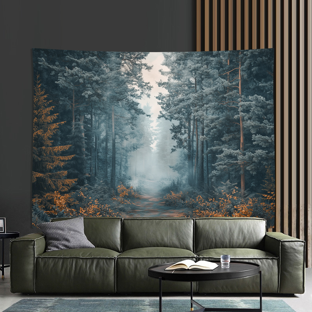 Tapeçaria decorativa de poliés - Home Office Backdrop avaliação e preço