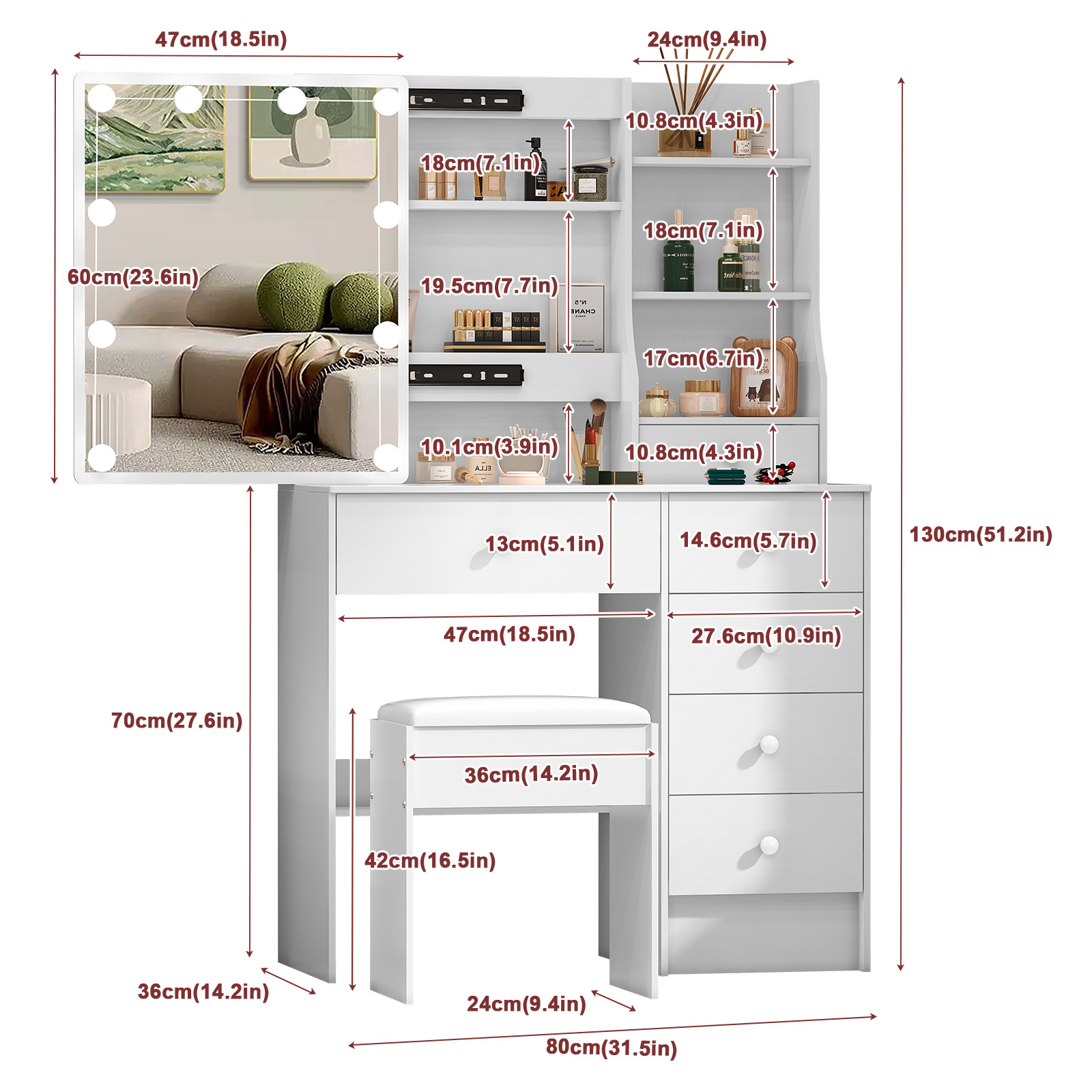 Conjunto Moderno de Mesa de Ma - Home Office Guest Room avaliação e preço