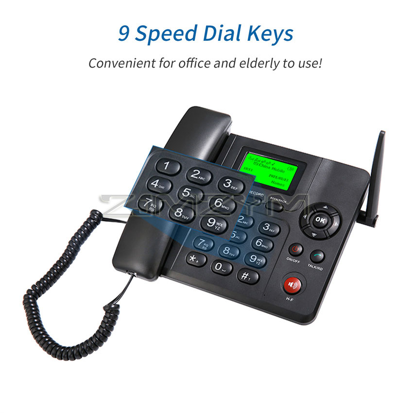 Telefone fixo sem fio GSM, Dua - Home Office Call Center avaliação e preço