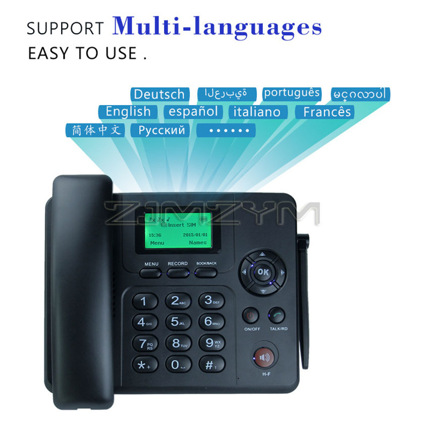Telefone fixo sem fio GSM, Dua - Home Office Call Center avaliação e preço