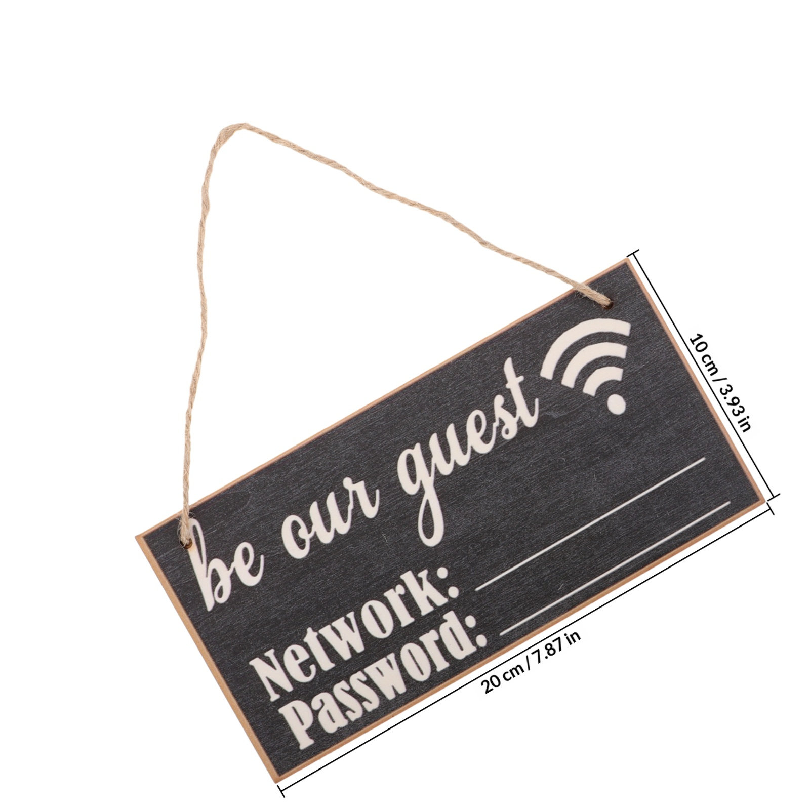 2 Peças Placa de Senha WiFi de - Home Office Guest Room avaliação e preço