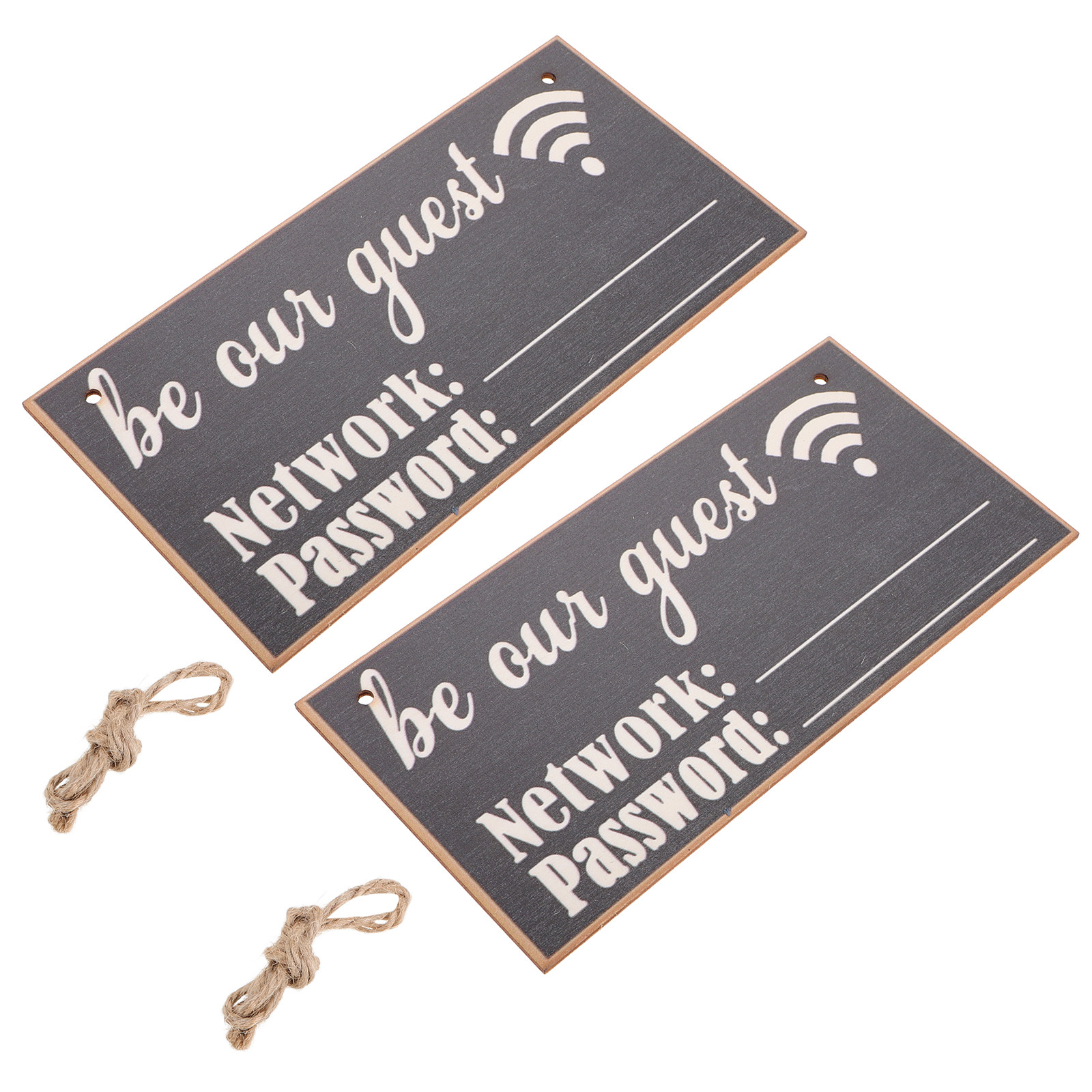 2 Peças Placas de Madeira para - Home Office Guest Room avaliação e preço